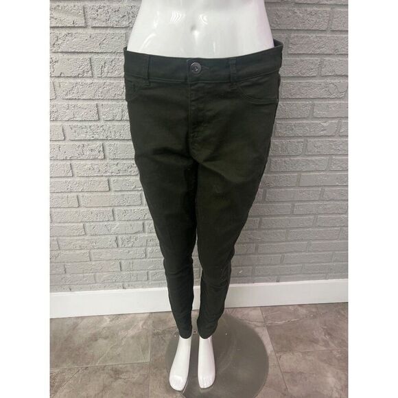 Jordache Women Green Super Skinny Stretch Jeans Size 10 - Picture 1 of 4